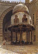 Henry Ferguson Mosque of Sultan Hassan, Cairo. Sweden oil painting artist